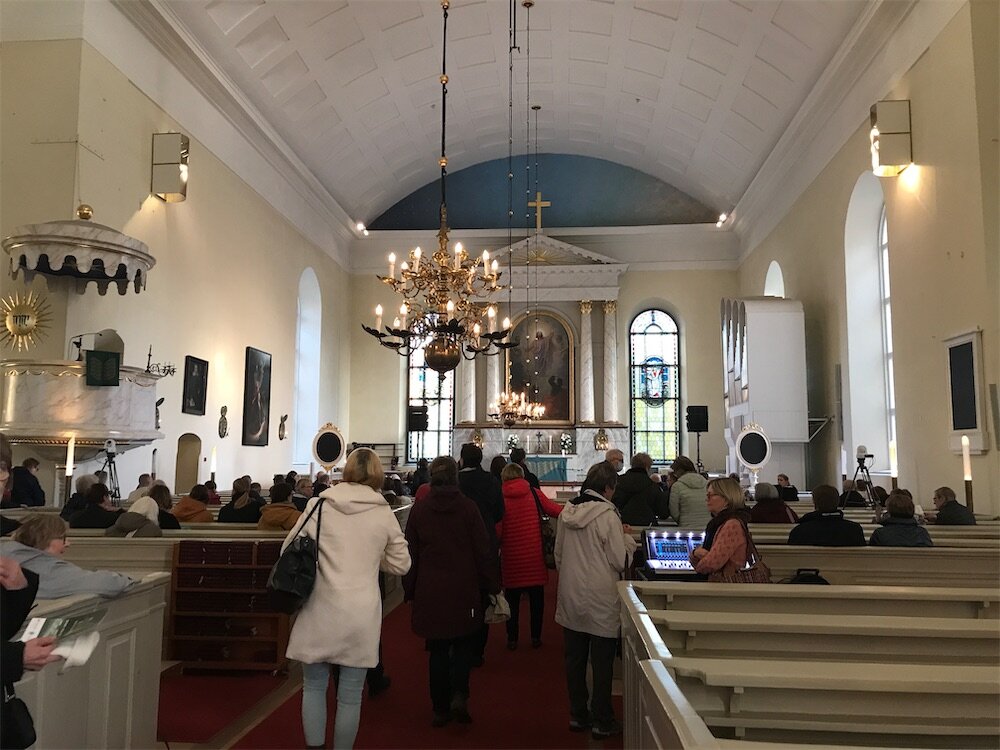 フィンランドの教会の回廊2